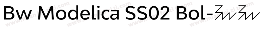 Bw Modelica SS02 Bol字体转换